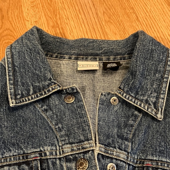 Arizona Jean Co. Junior Ladie Sz L Long Sleeve Denim Jacket w/Metal Snap Closure - Picture 9 of 10